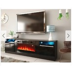Strick & Bolton Amsden Electric Fireplace TV Stand